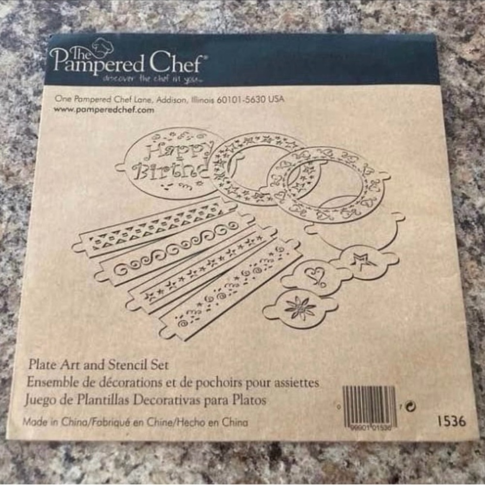 Pampered Chef Instruction Envelope